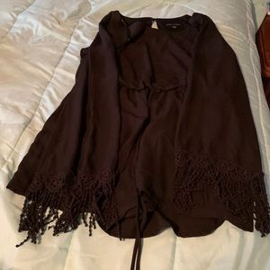 Long sleeve shorts romper